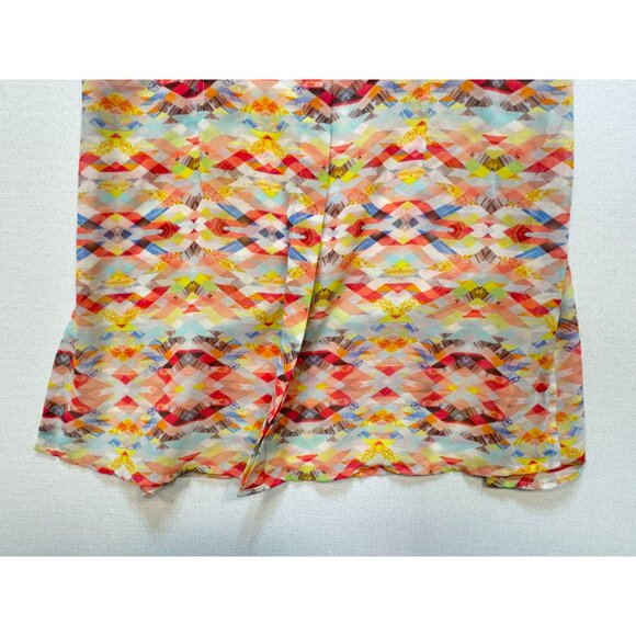 Cabi Avery Aztec Tunic Tank Top Womens Size S Multicolor Geo Sleeveless Boho - Picture 7 of 14